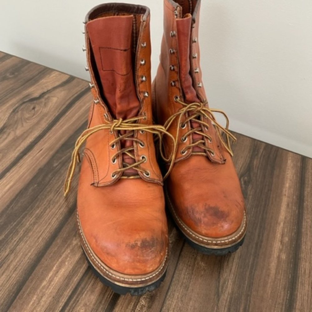 VINTAGE RED WING IRISH SETTER STEEL TIP SPORT BOOTS-SIZE 10.5 11.5